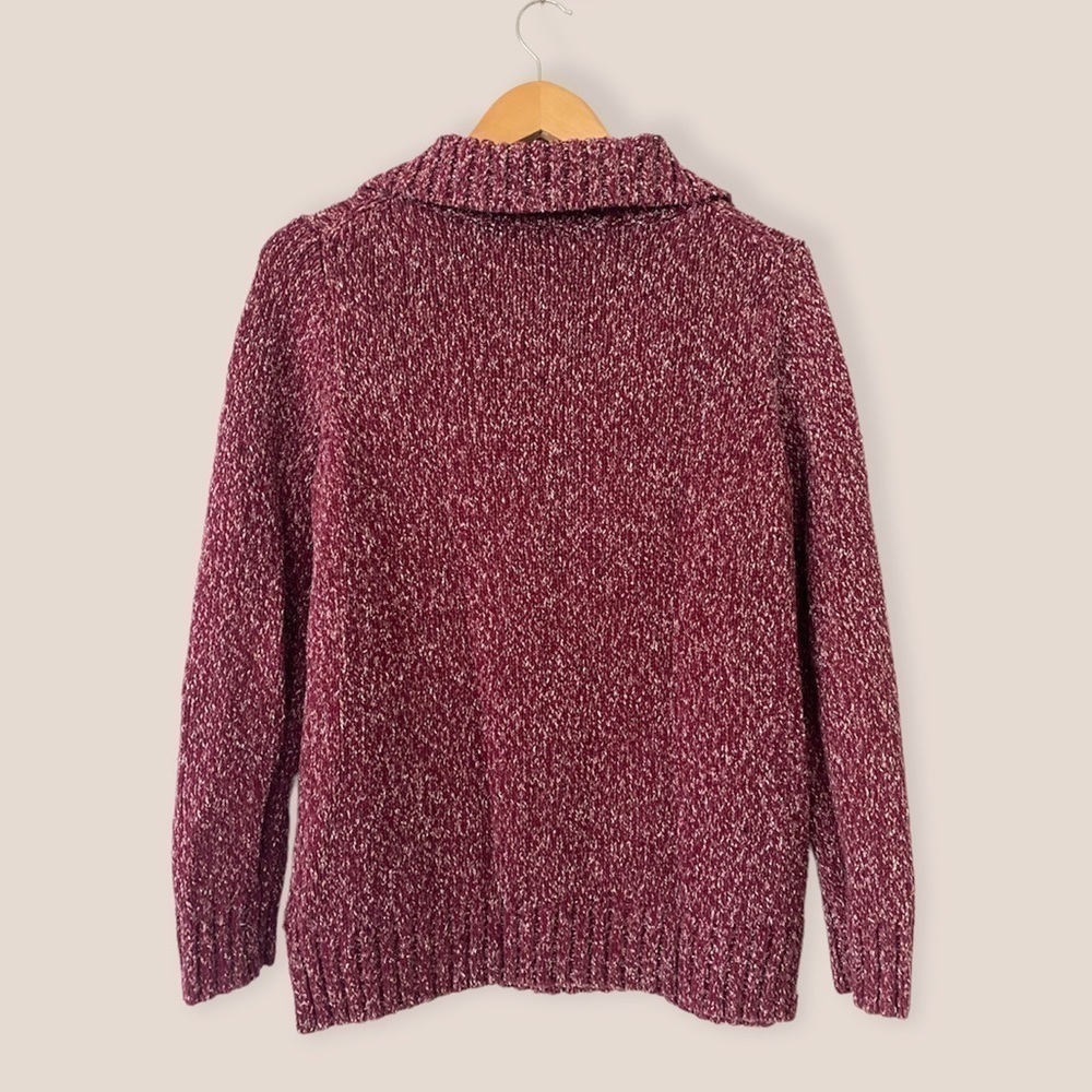 NORTHERN Reflections Quarter Zip Marled Knit Sweater - Picture 4 of 9